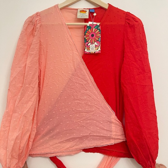 NEW Farm Rio Long Sleeve Puff Top - Picture 7 of 7